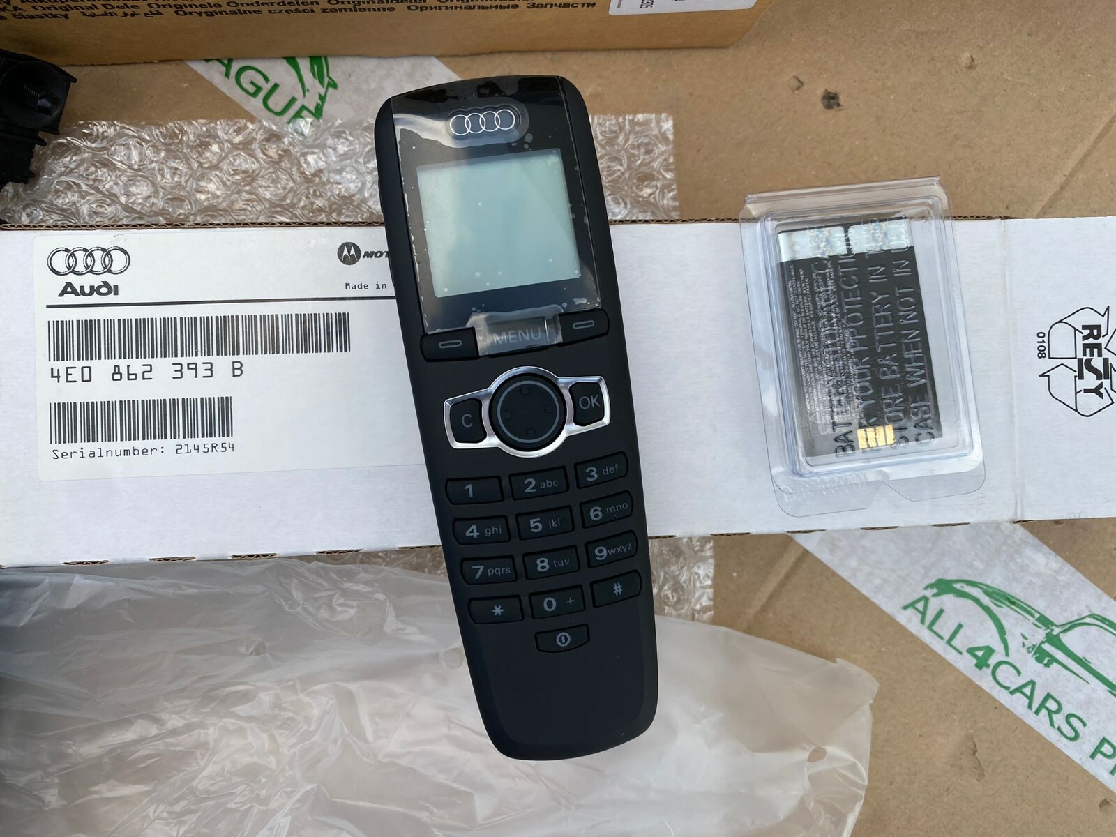 AUDI A8 4E D3 STEUERGERÄT TELEFONMODUL TELEFON HANDY REPAIR SET 4E0998099B ORIG - Obrázek 12