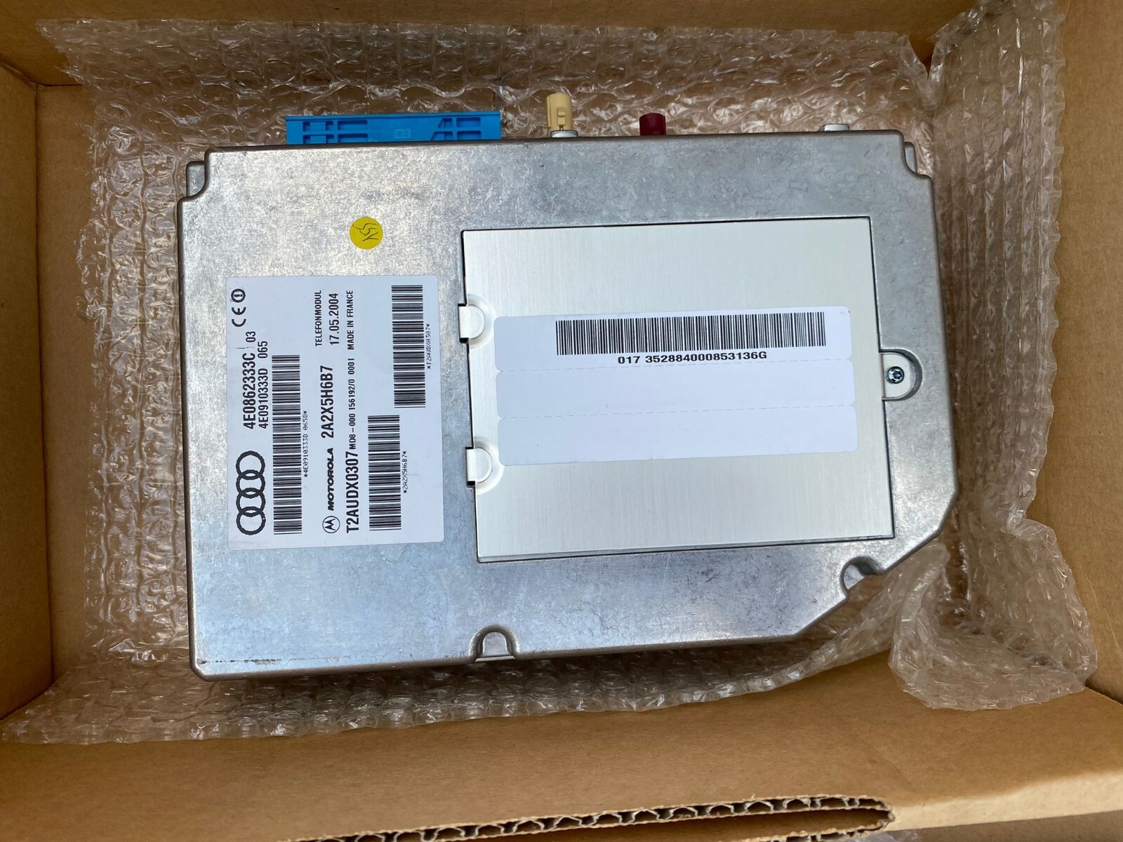 AUDI A8 4E D3 STEUERGERÄT TELEFONMODUL TELEFON HANDY REPAIR SET 4E0998099B ORIG - Obrázek 7