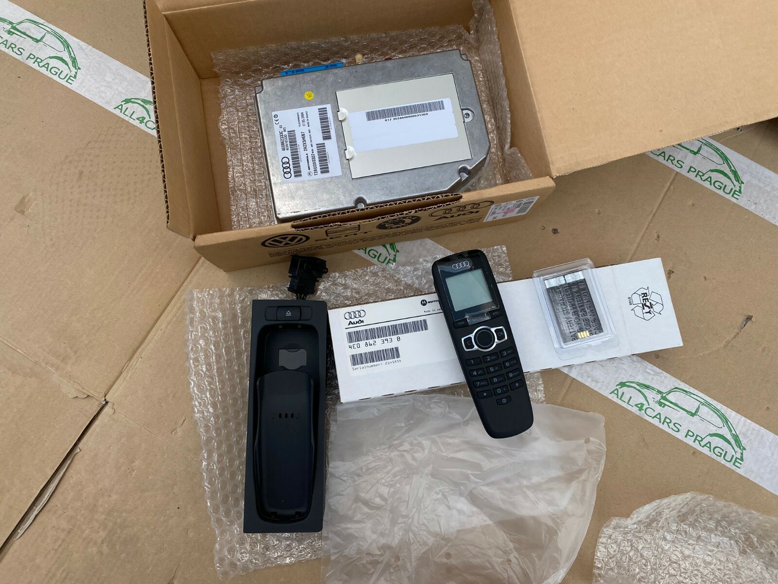 AUDI A8 4E D3 STEUERGERÄT TELEFONMODUL TELEFON HANDY REPAIR SET 4E0998099B ORIG