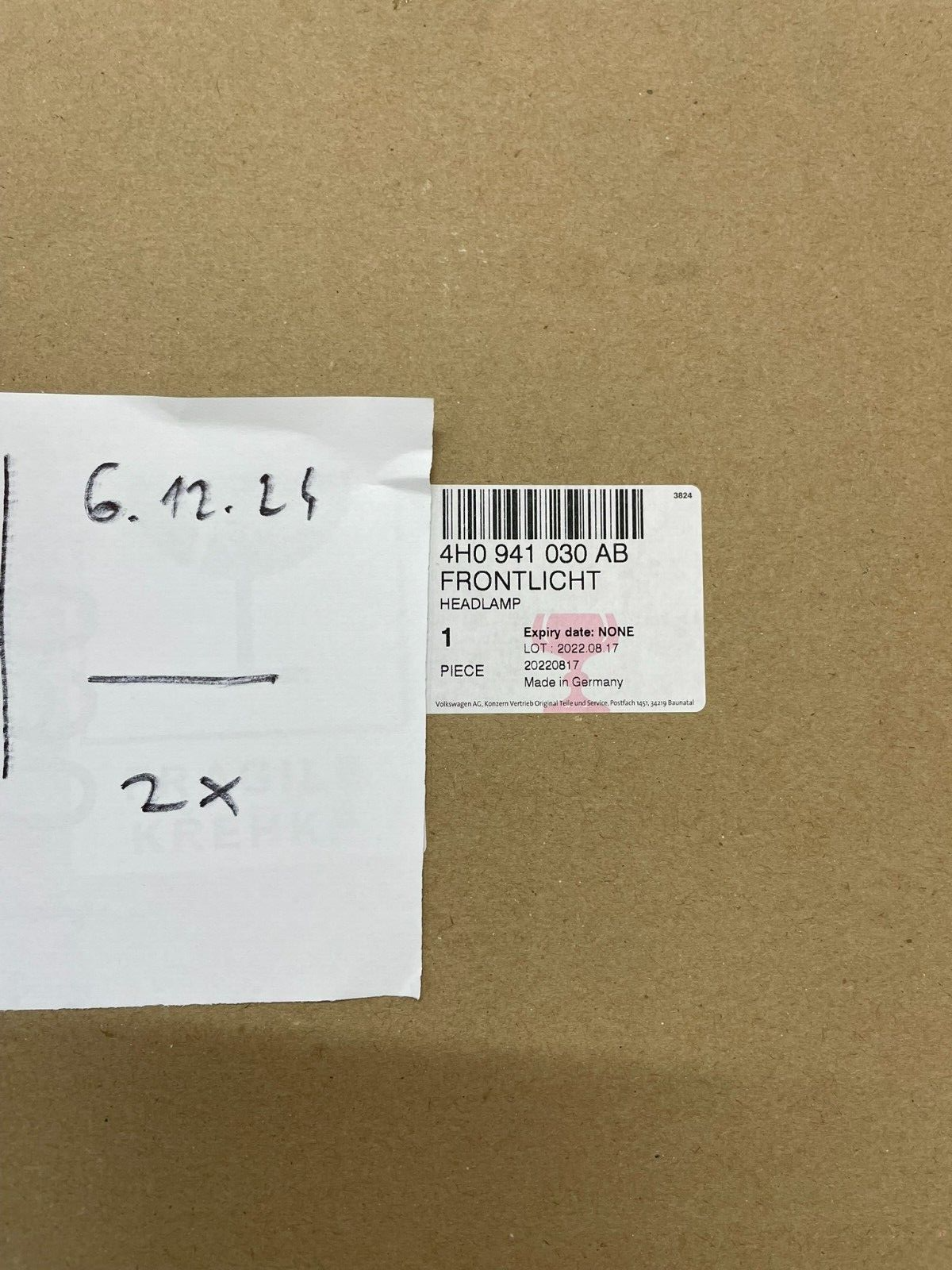 AUDI A8 4H D4 BI-XENON SCHEINWERFER RECHTS 4H0941030AB = 4H0941030BP ORIG.NEU ! - Obrázek 20