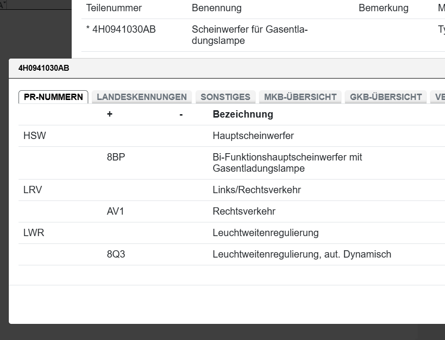 AUDI A8 4H D4 BI-XENON SCHEINWERFER RECHTS 4H0941030AB = 4H0941030BP ORIG.NEU ! - Obrázek 8