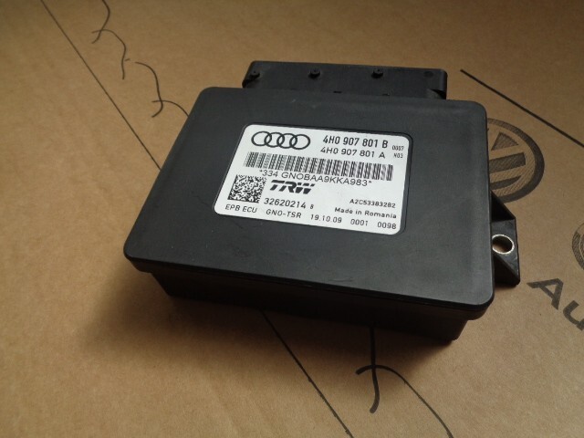 AUDI A8 STEUERGERÄT ELEKTROMECHANISCHE BREMSE 4H0907801B FAST NEU DEM V TEST CAR - Obrázek 5