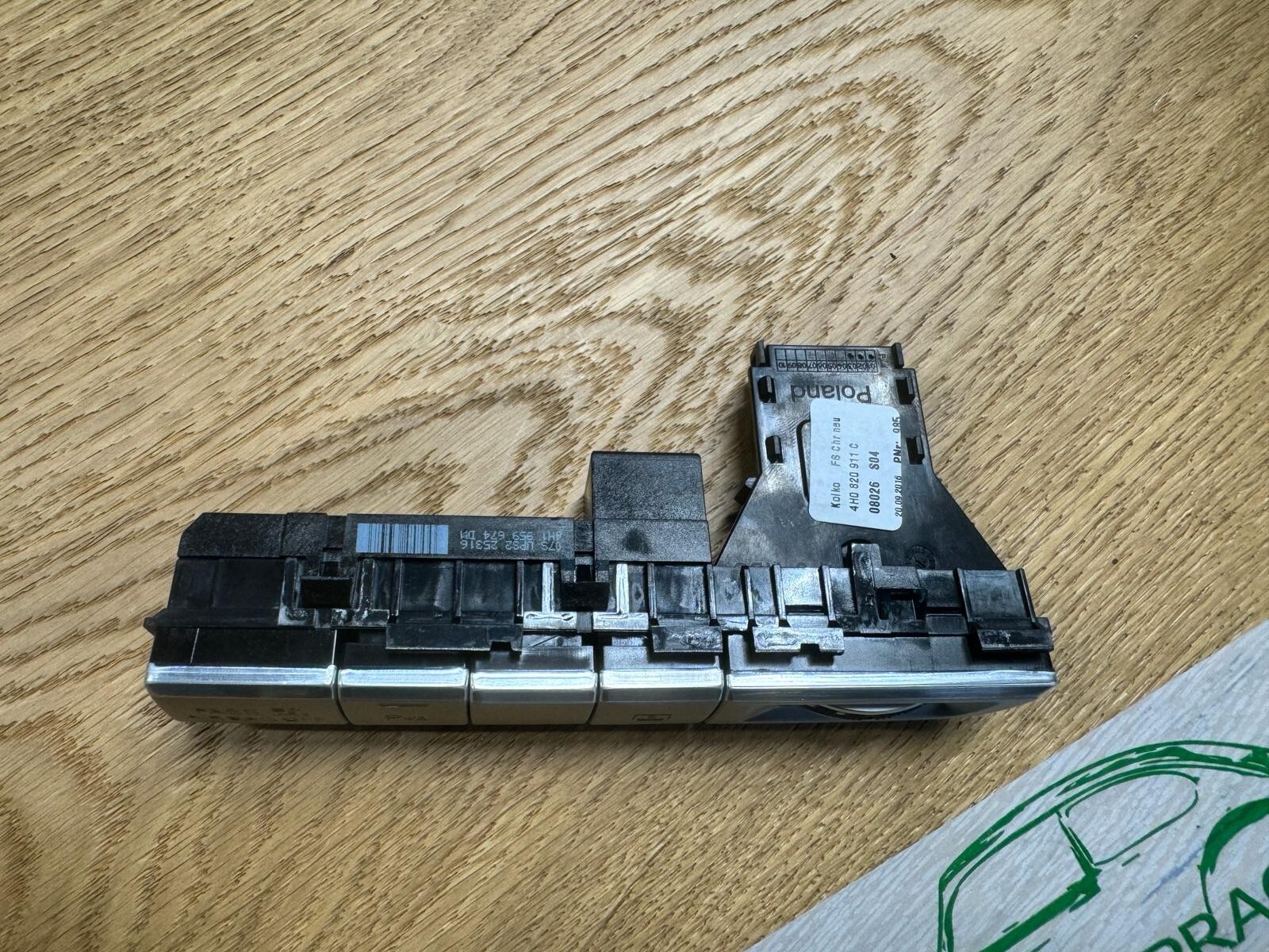 AUDI A8/S8 SCHALTLEISTE SCHALTER MITTELKONSOLE MEHRFACHSCHALTER 4H1959674DM ORIG - Obrázek 11