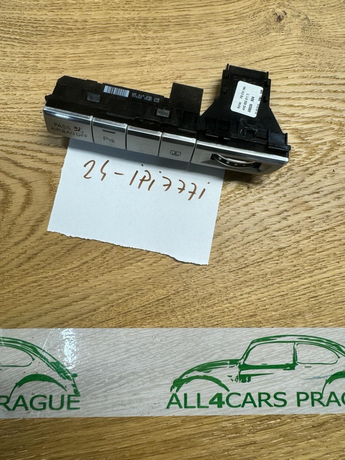 AUDI A8/S8 SCHALTLEISTE SCHALTER MITTELKONSOLE MEHRFACHSCHALTER 4H1959674DM ORIG - Obrázek 18