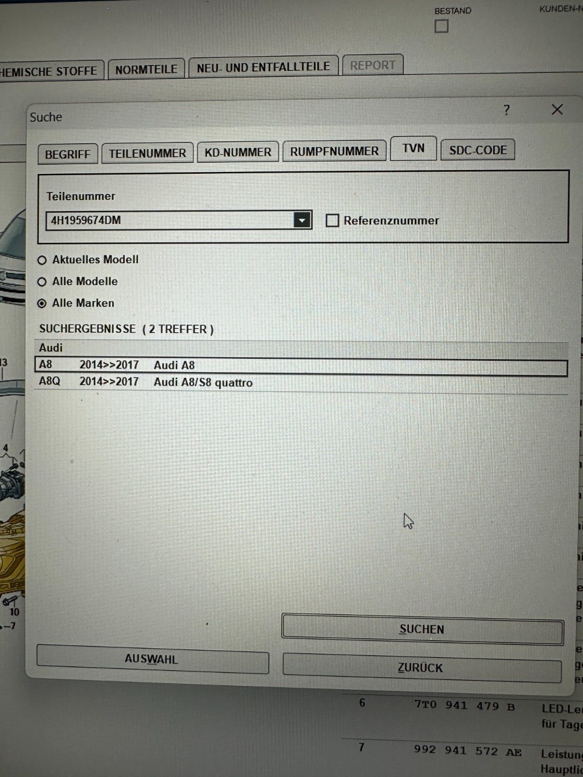 AUDI A8/S8 SCHALTLEISTE SCHALTER MITTELKONSOLE MEHRFACHSCHALTER 4H1959674DM ORIG - Obrázek 19