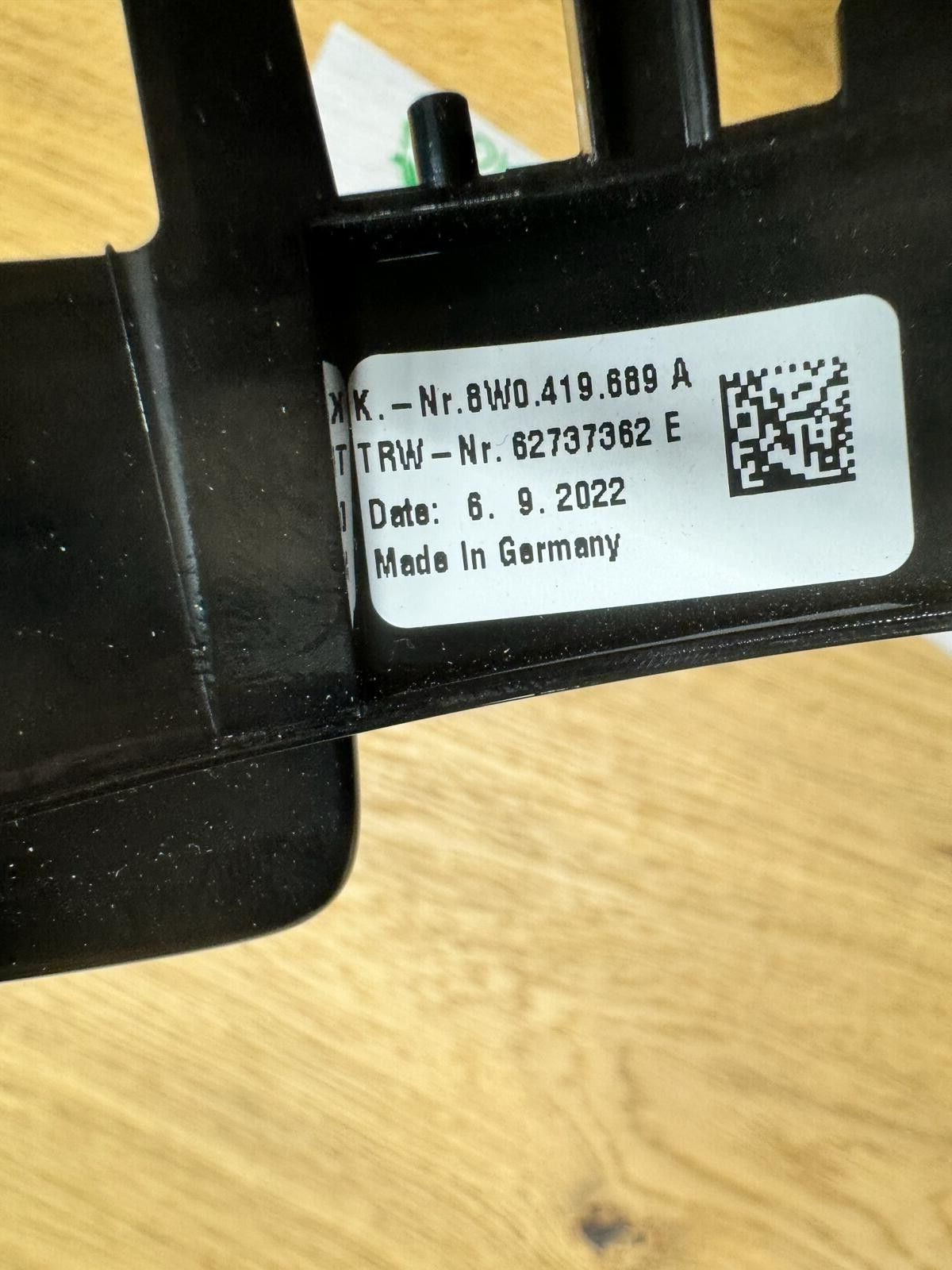 AUDI FLAT STEERING WHEEL TRIM S3 RS3 S4 RS4 S5 RS5 8W0419689A ORIGINAL NEU !! - Obrázek 6