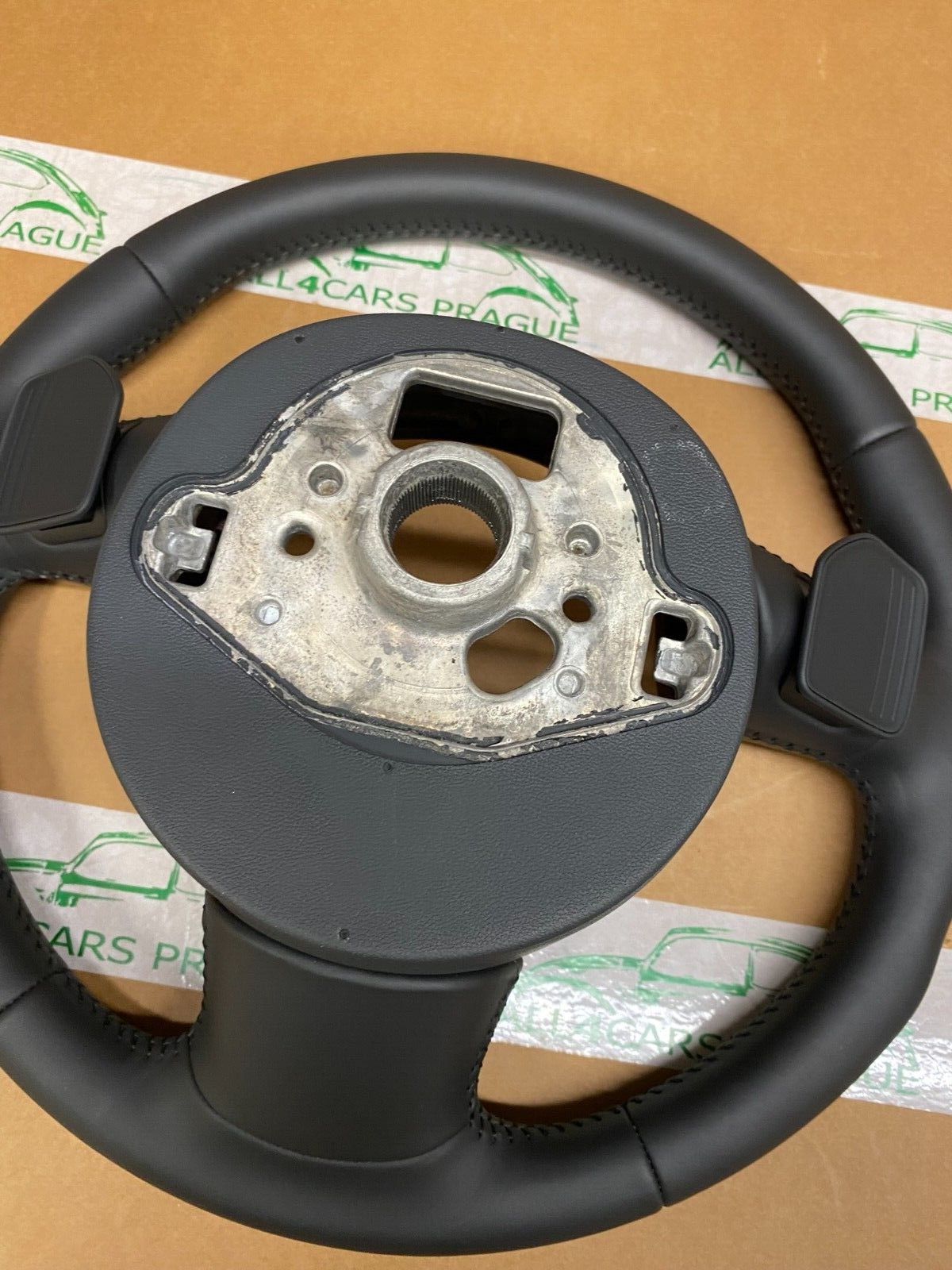 AUDI LENKRAD A4 S4 A5 S5 SPORT LEDERLENKRAD MIT SCHALTWIPEN 8K0419091BN FAST NEU - Obrázek 19