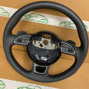 AUDI LENKRAD A4 S4 A5 S5 SPORT LEDERLENKRAD MIT SCHALTWIPEN 8K0419091BN FAST NEU