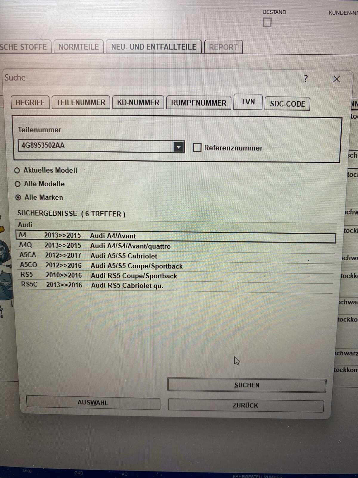 AUDI LENKSTOCKSCHALTER A4 S4 A5 S5 RS5 LENKSTOCKSCHALTER 4G8953502AA+8K0953568Q - Obrázek 13