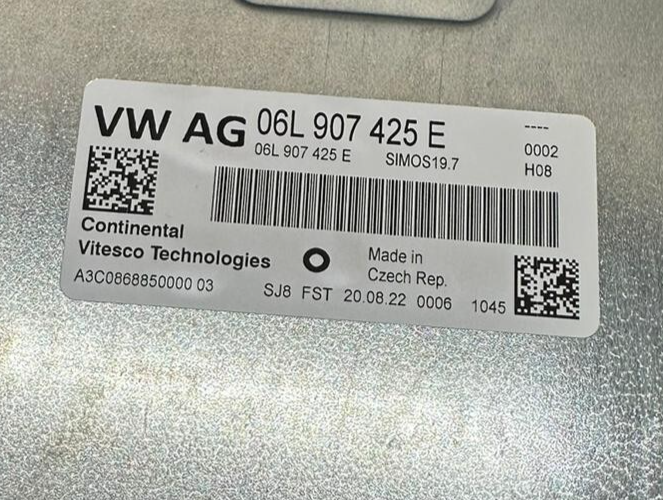 AUDI MOTORSTEUERGERÄT AUDI A6/A7 ECU MOTORSTEUERGERÄT 06L907425E ORIG.NEU 0-KM! - Obrázek 5