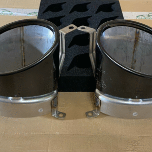 AUDI Q7 4L AUSPUFFBLENDEN SCHWARZ 4L0253683B 4L0253684B ORIGINAL NEU!!!