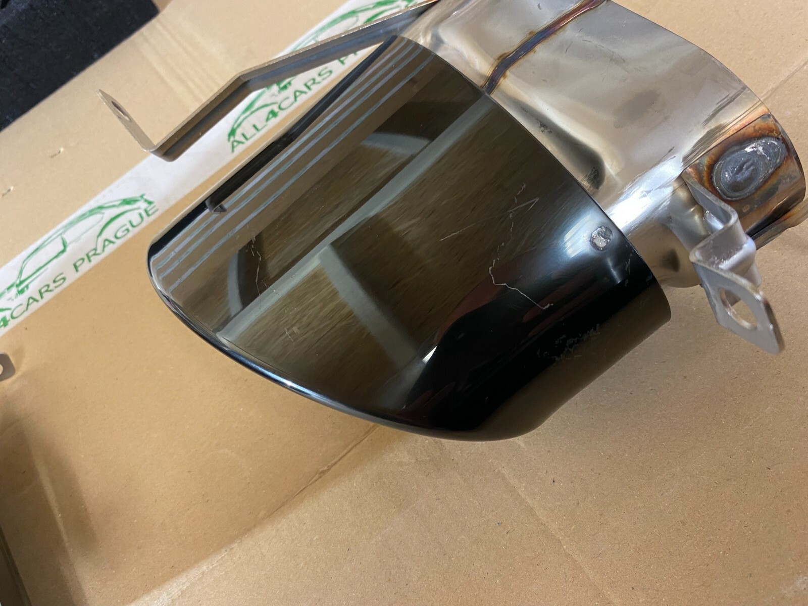 AUDI Q7 4L AUSPUFFBLENDEN SCHWARZ 4L0253683B 4L0253684B ORIGINAL NEU!!! - Obrázek 8