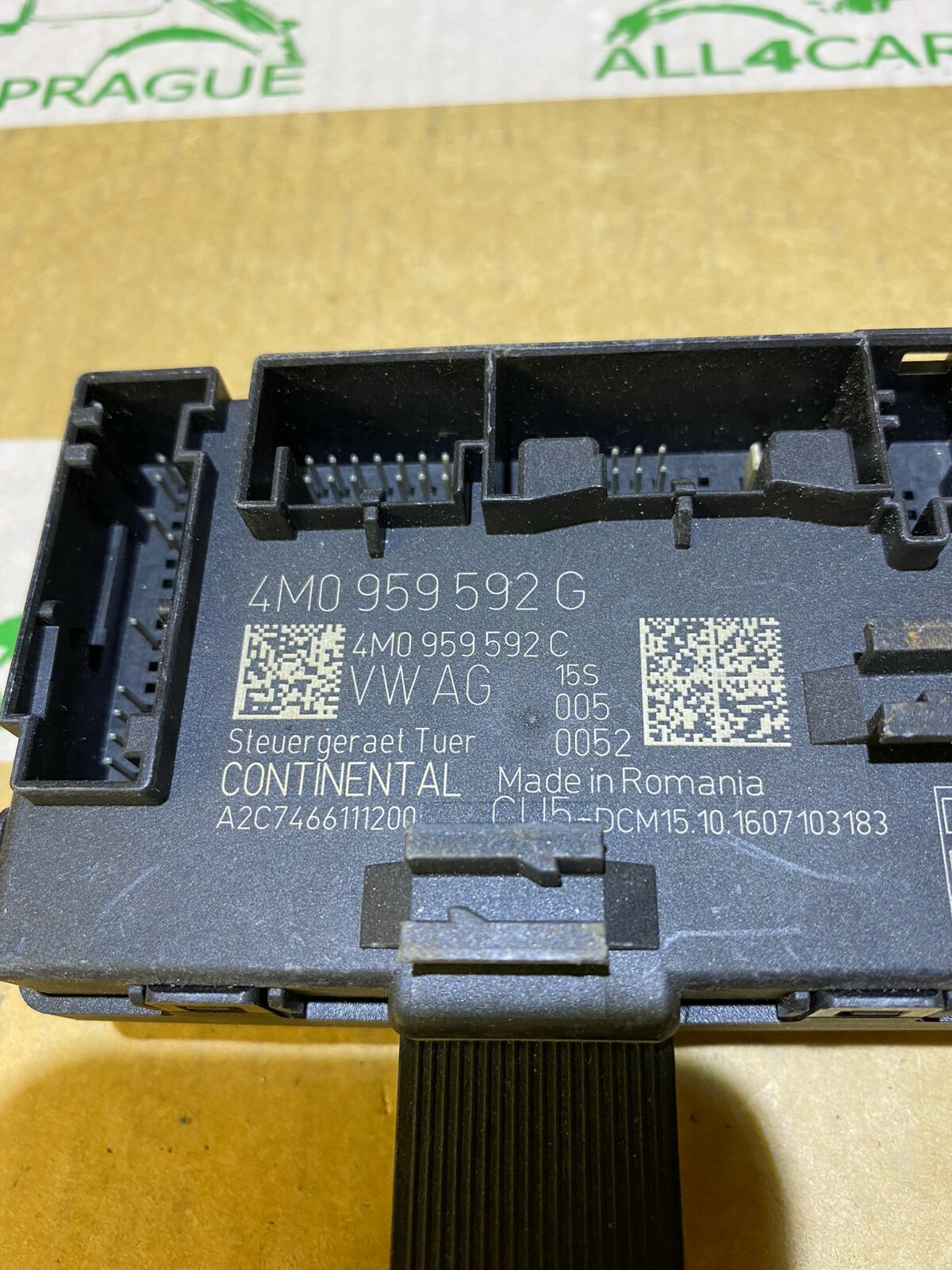 AUDI Q7 4M STEUERGERÄT TÜRSTEUERGERÄT 4M0959592G / 4M0 959 592 G ORIGINAL NEU!! - Obrázek 5