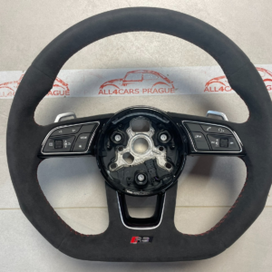 AUDI RS4 RS5 LENKRAD RS ALCANTARA SPORT RS SCHALTWIPPEN ABGEFLACHT ORIG.AUDI NEU