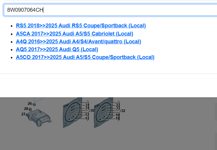 AUDI RS5 BORDNETZ ZENTRALSTEUERGERÄT FÜR KOMFORTSYSTEM BCM 8W0907064CA ORIG.NEU - Obrázek 5