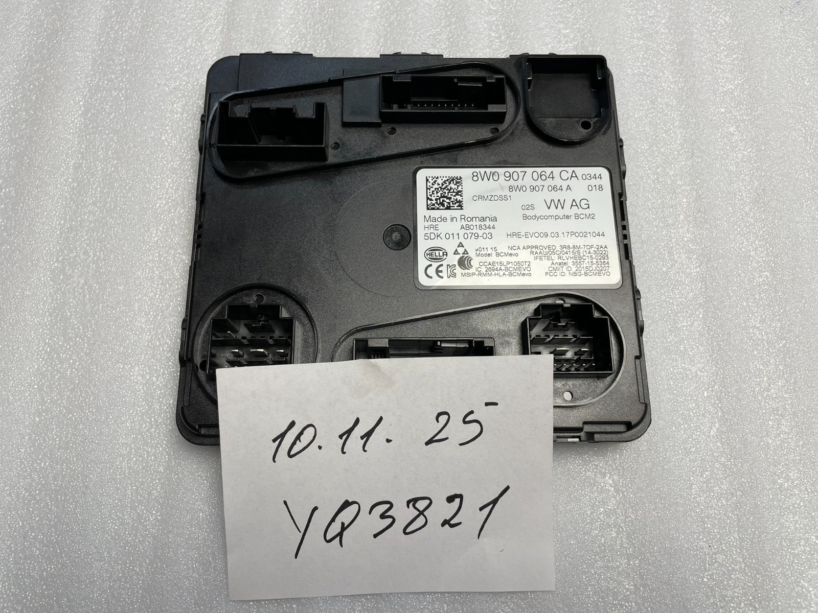 AUDI S5 BORDNETZ ZENTRALSTEUERGERÄT FÜR KOMFORTSYSTEM BCM 8W0907064CA ORIG.NEU - Obrázek 22