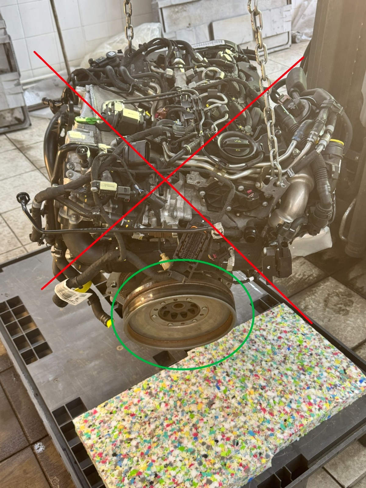 AUDI SCHWUNGRAD A4 A5 A6 Q5 AUTOMAT SCHWUNGRAD 0CK105317F Fast Neu nur Km 26360 - Obrázek 9