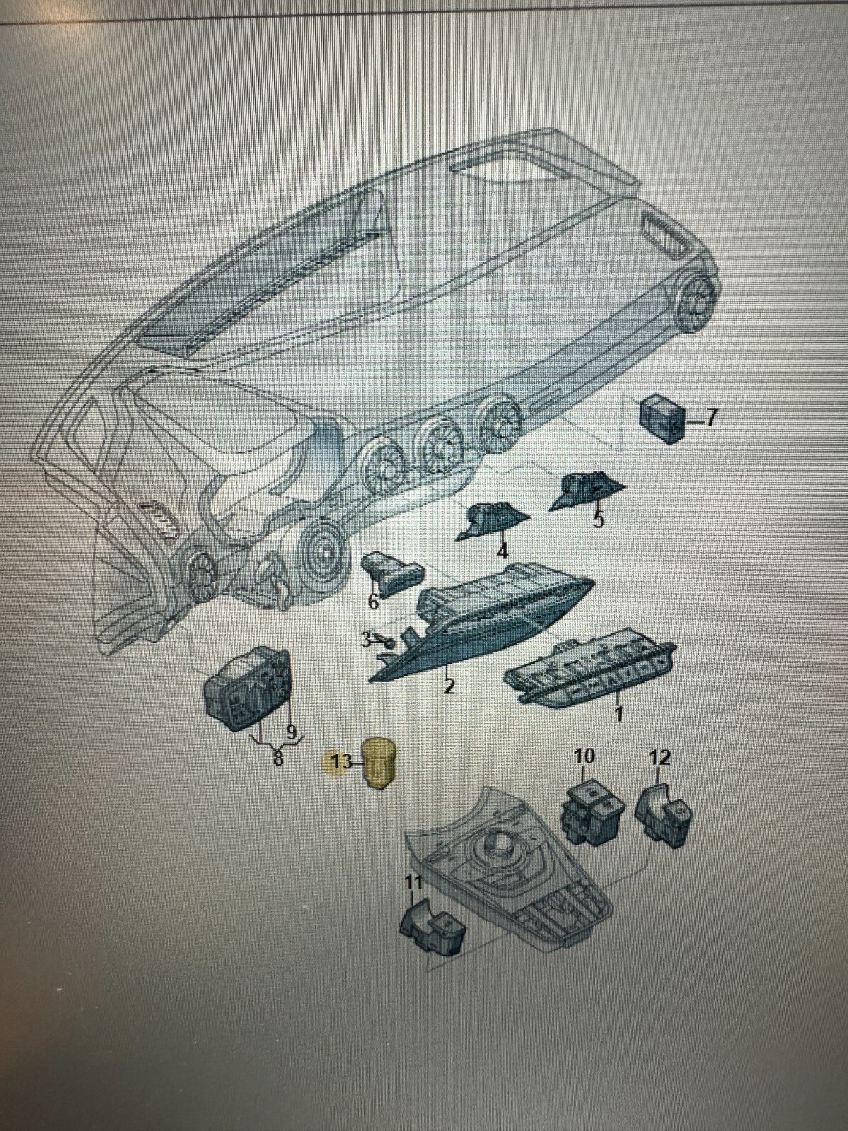 AUDI TT 8S START STOP SCHALTER 8S2905217 Fast Neu Teil demont vom Test Wagen ! - Obrázek 7