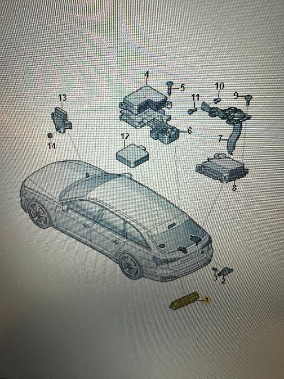 AUDI, VW ORIGINAL ELEKTRISCHE HECKKLAPPE KOFFERRAUM STEUERGERÄT 4M8959107B NEU ! - Obrázek 15