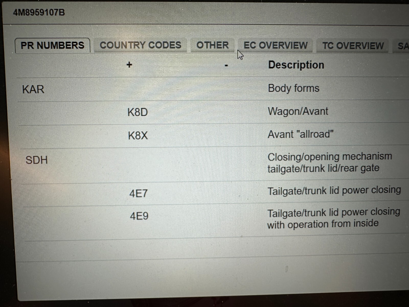 AUDI, VW ORIGINAL ELEKTRISCHE HECKKLAPPE KOFFERRAUM STEUERGERÄT 4M8959107B NEU ! - Obrázek 17