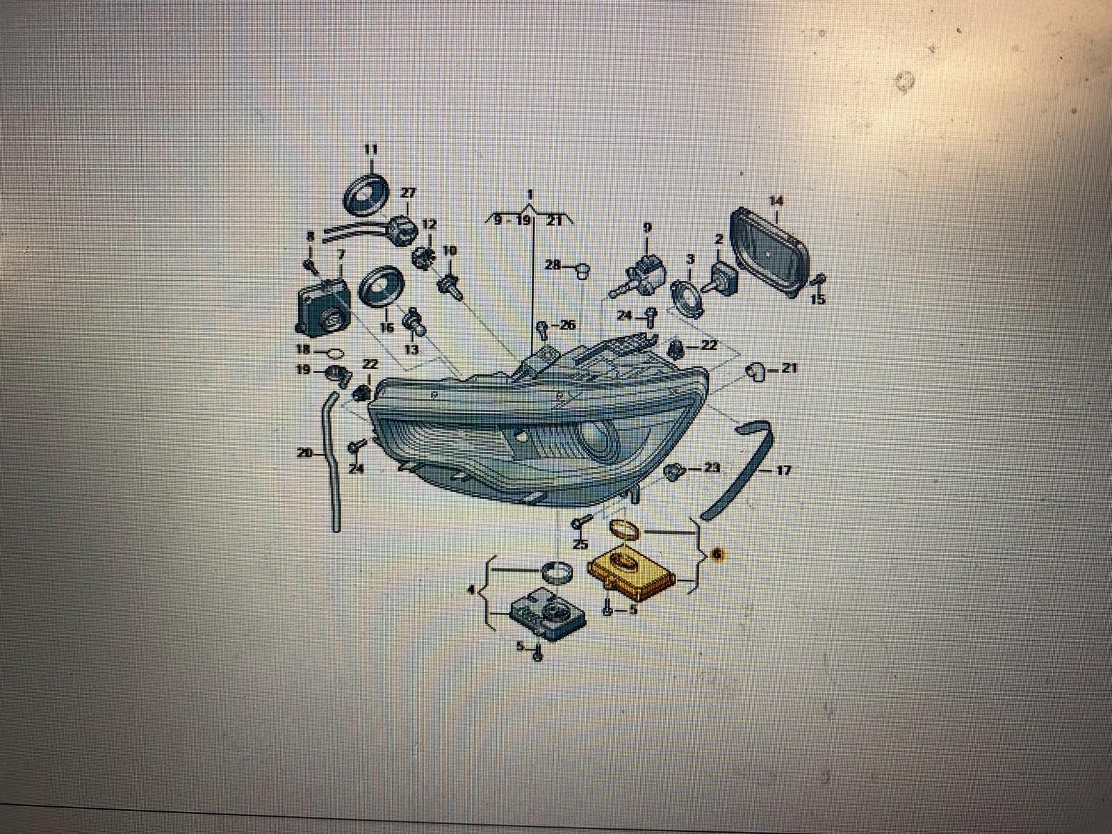 AUDI VW SKODA HELLA XENON STEUERGERÄT KURVENLICHT 4H0941329 - Obrázek 11