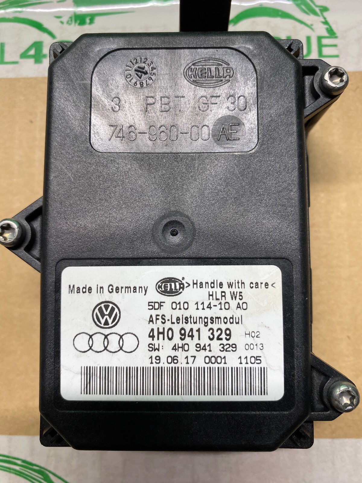 AUDI VW SKODA HELLA XENON STEUERGERÄT KURVENLICHT 4H0941329 - Obrázek 3