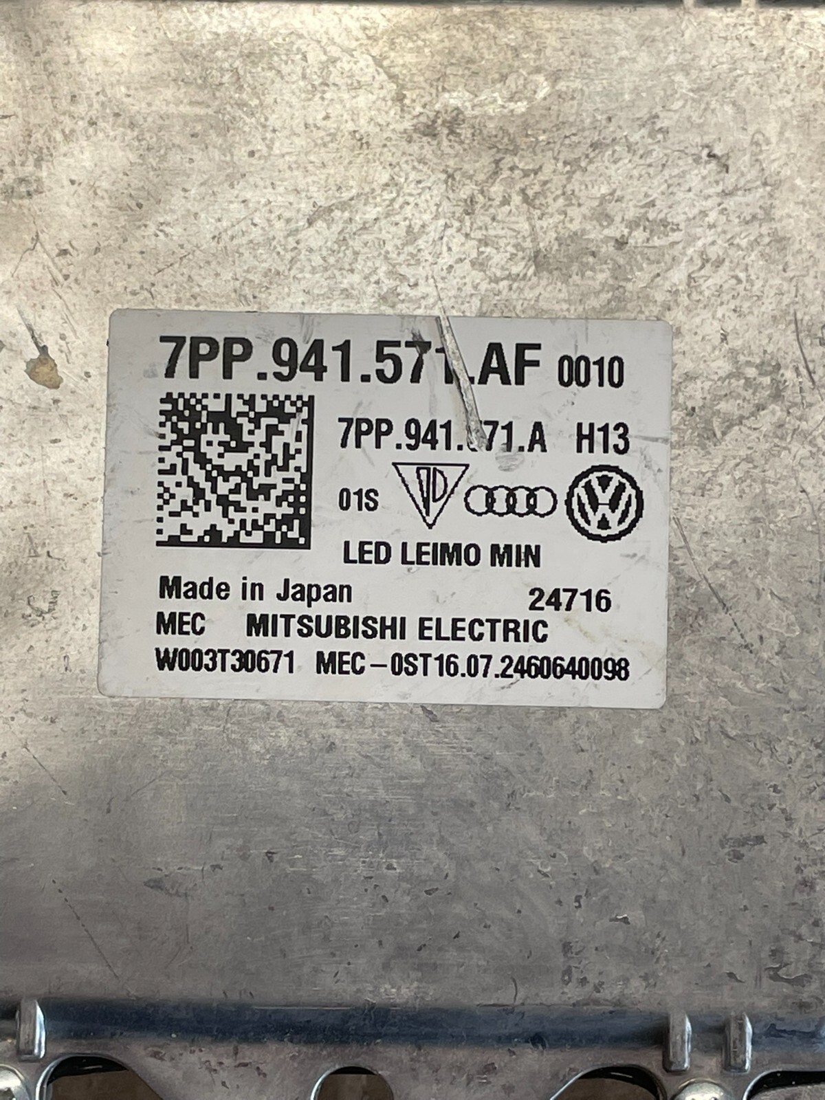 AUDI VW ŠKODA SCHEINWERFER STEUERGERÄT LED 7PP941571AF DEMONT VOM TEST WAGEN ORG - Obrázek 6