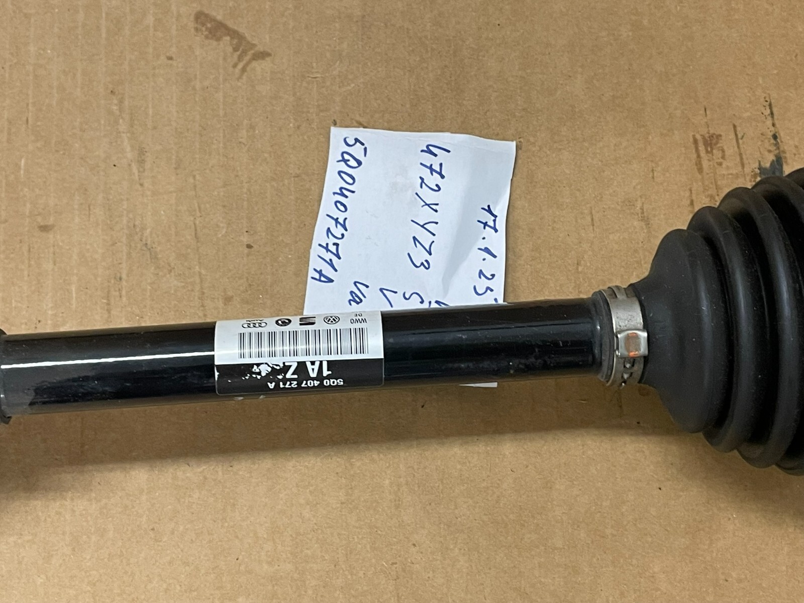 AUDI VW ŠKODA SEAT GELENKWELLE MIT GLEICHLAUFGELENKEN LINKS 5Q0407271A TEST CAR - Obrázek 13