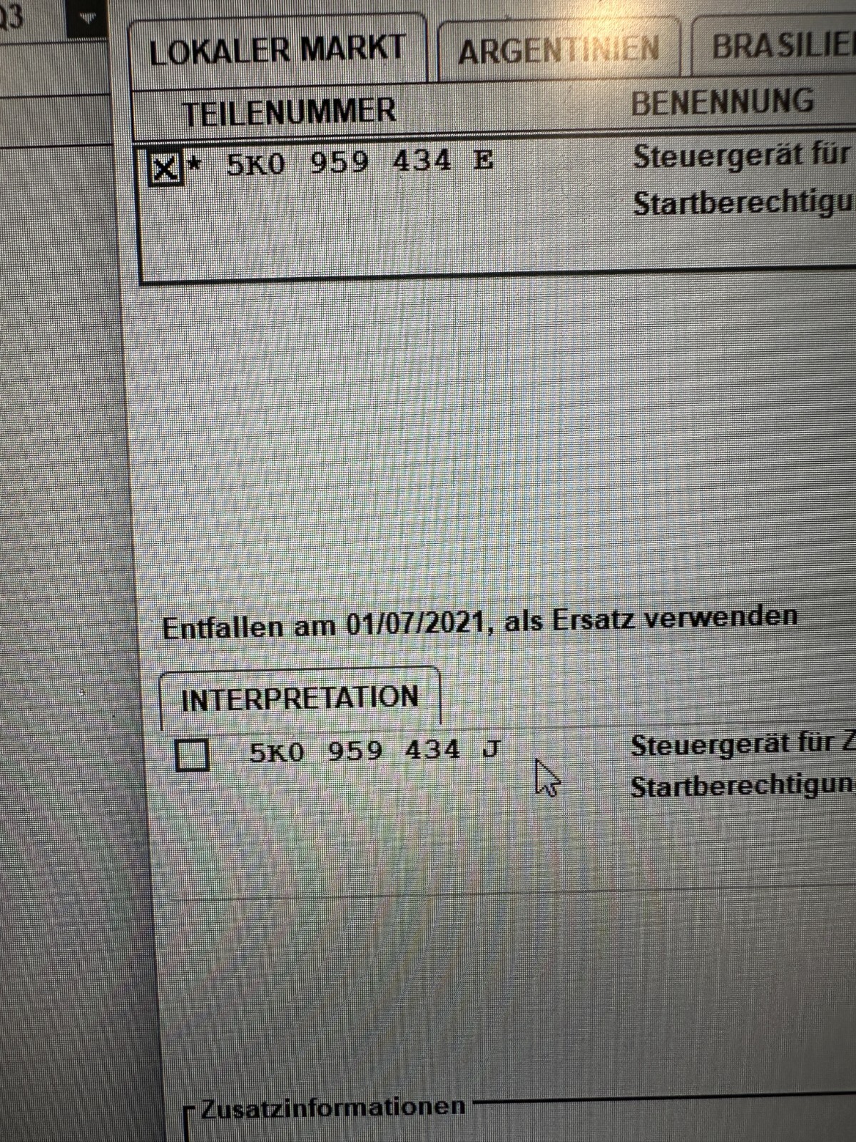 AUDI VW SKODA STEUERGERÄT KEYLESS ENTRY KESSY 5K0959434B 5K0 959 434 B Fast Neu. - Obrázek 11