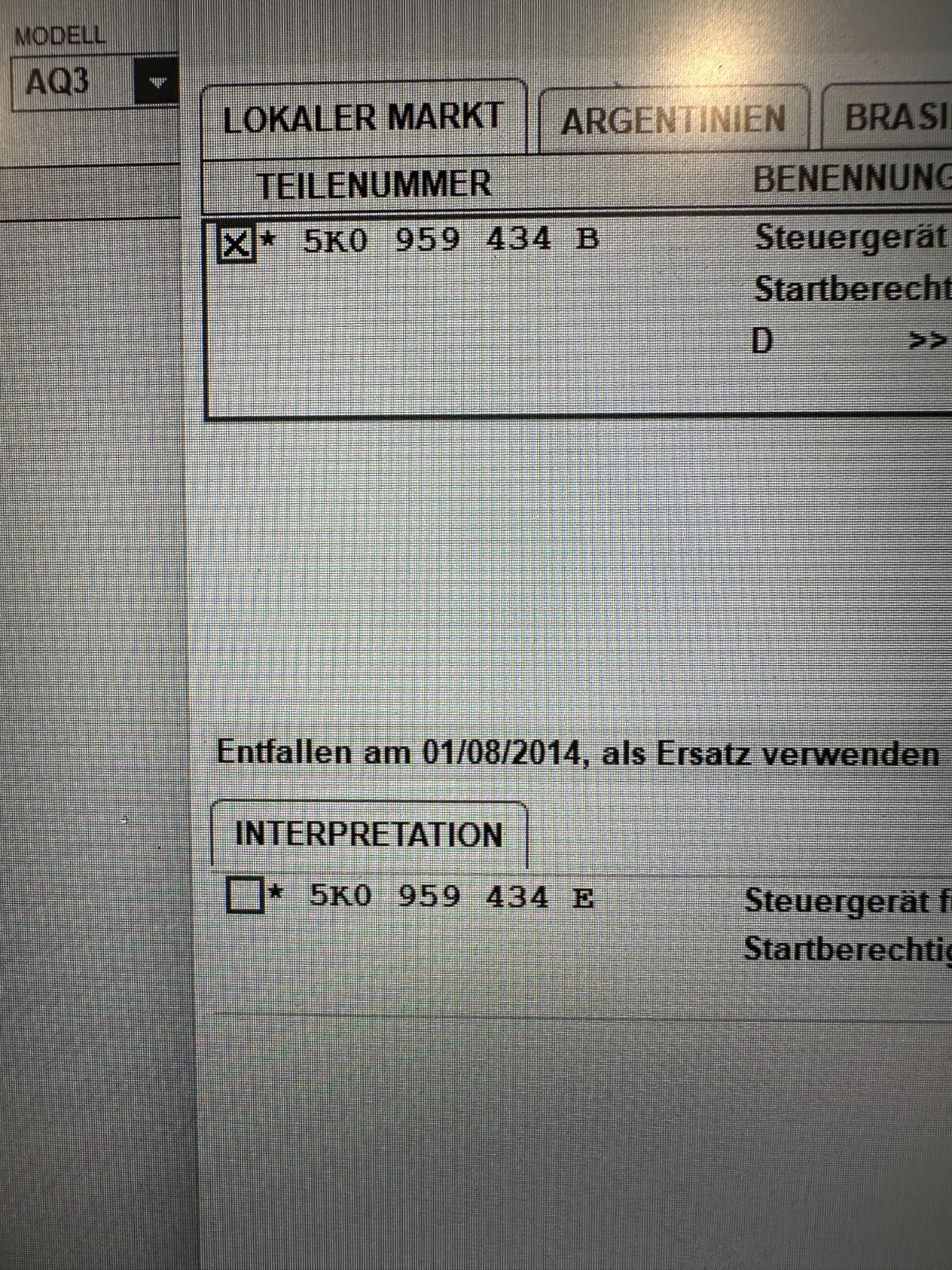 AUDI VW SKODA STEUERGERÄT KEYLESS ENTRY KESSY 5K0959434B 5K0 959 434 B Fast Neu. - Obrázek 10