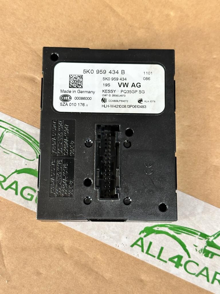 AUDI VW SKODA STEUERGERÄT KEYLESS ENTRY KESSY 5K0959434B 5K0 959 434 B Fast Neu.