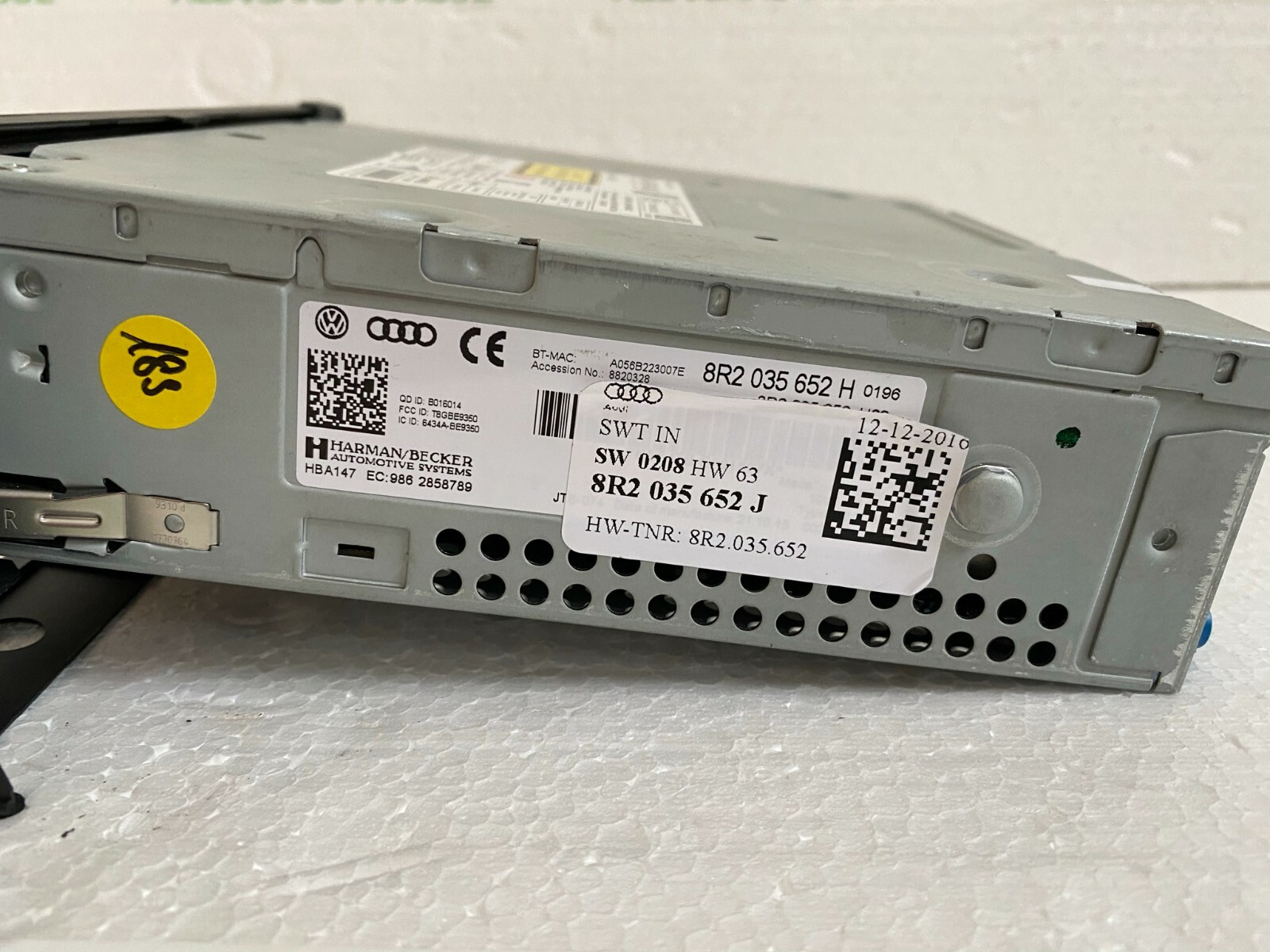 Audi Q5 SQ5 8R Navigationssystem MMI 3G+ Main Unit 8R2 035 652 H, 8R2 032 652 J - Obrázek 6