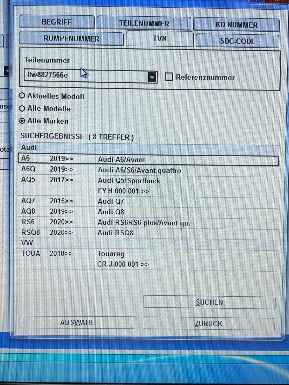 Audi Rückfahrkamera A6 S6 RS6 Q5 Q7 SQ7 Q8 SQ8 RSQ8 8W8827566E Orig. Neu!!!! - Obrázek 10