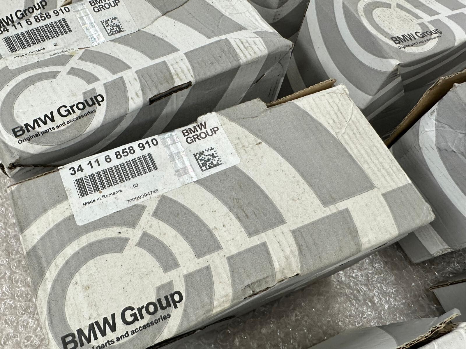 BMW 1, 2 BREMSBELÄGE BRAKE PADS 34116858910 34116850567 ORIG.BMW PARTS - Obrázek 6