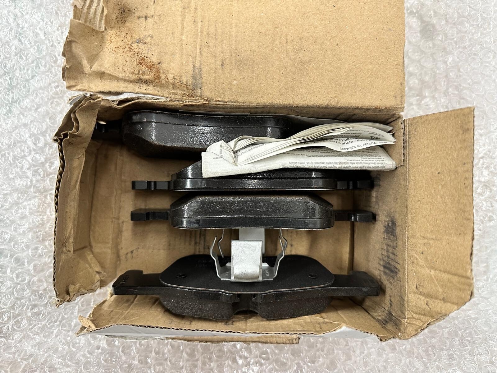 BMW 1, 2 BREMSBELÄGE BRAKE PADS 34116858910 34116850567 ORIG.BMW PARTS - Obrázek 7