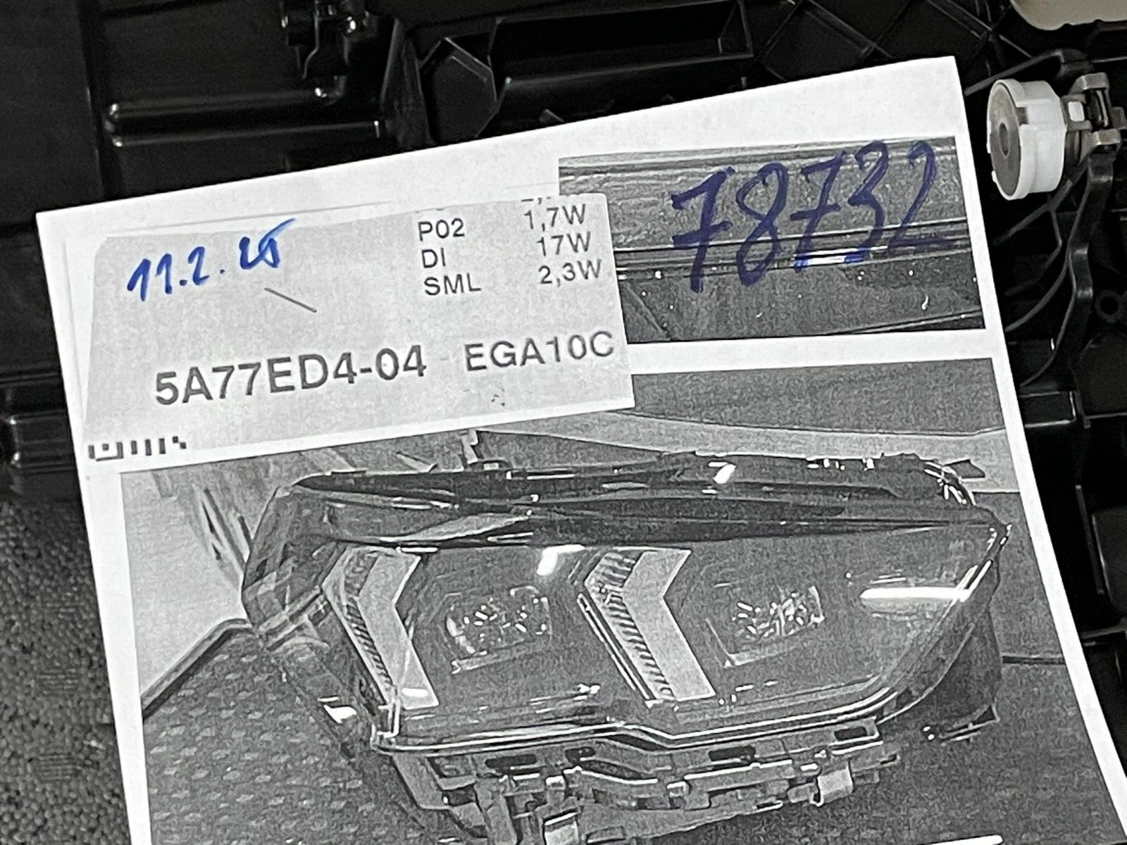 BMW X2 U10 FRONT SCHEINWERFER LED RECHTS , 5A77ED4-04 , US-LL MODEL ORIG.BMW NEU - Obrázek 24