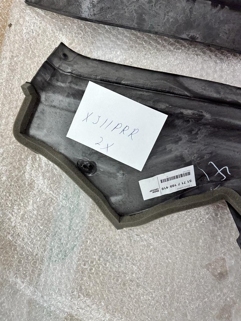 BMW X5 X6 E70 E71 E72 MOTORRAUM TRENNWAND OBEN LINKS VERKLEIDUNG 51717169419 NEU - Obrázek 13