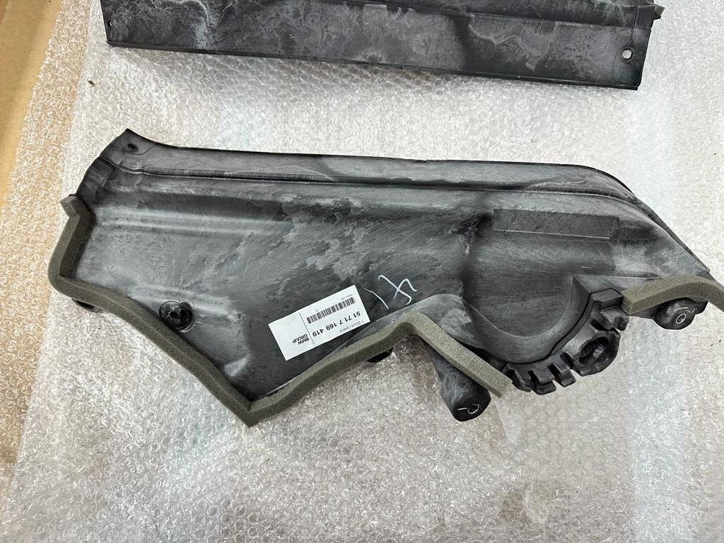 BMW X5 X6 E70 E71 E72 MOTORRAUM TRENNWAND OBEN LINKS VERKLEIDUNG 51717169419 NEU - Obrázek 5