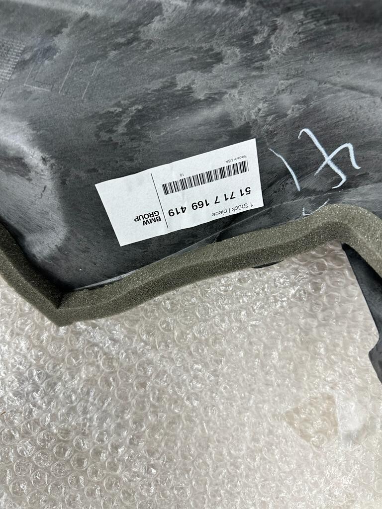 BMW X5 X6 E70 E71 E72 MOTORRAUM TRENNWAND OBEN LINKS VERKLEIDUNG 51717169419 NEU - Obrázek 6