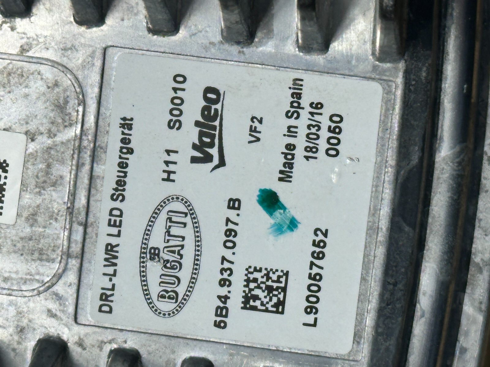 BUGATTI CHIRON SCHEINWERFER STEUERGERÄT 5B4937097B - L90057652 ORIGINAL - Obrázek 3