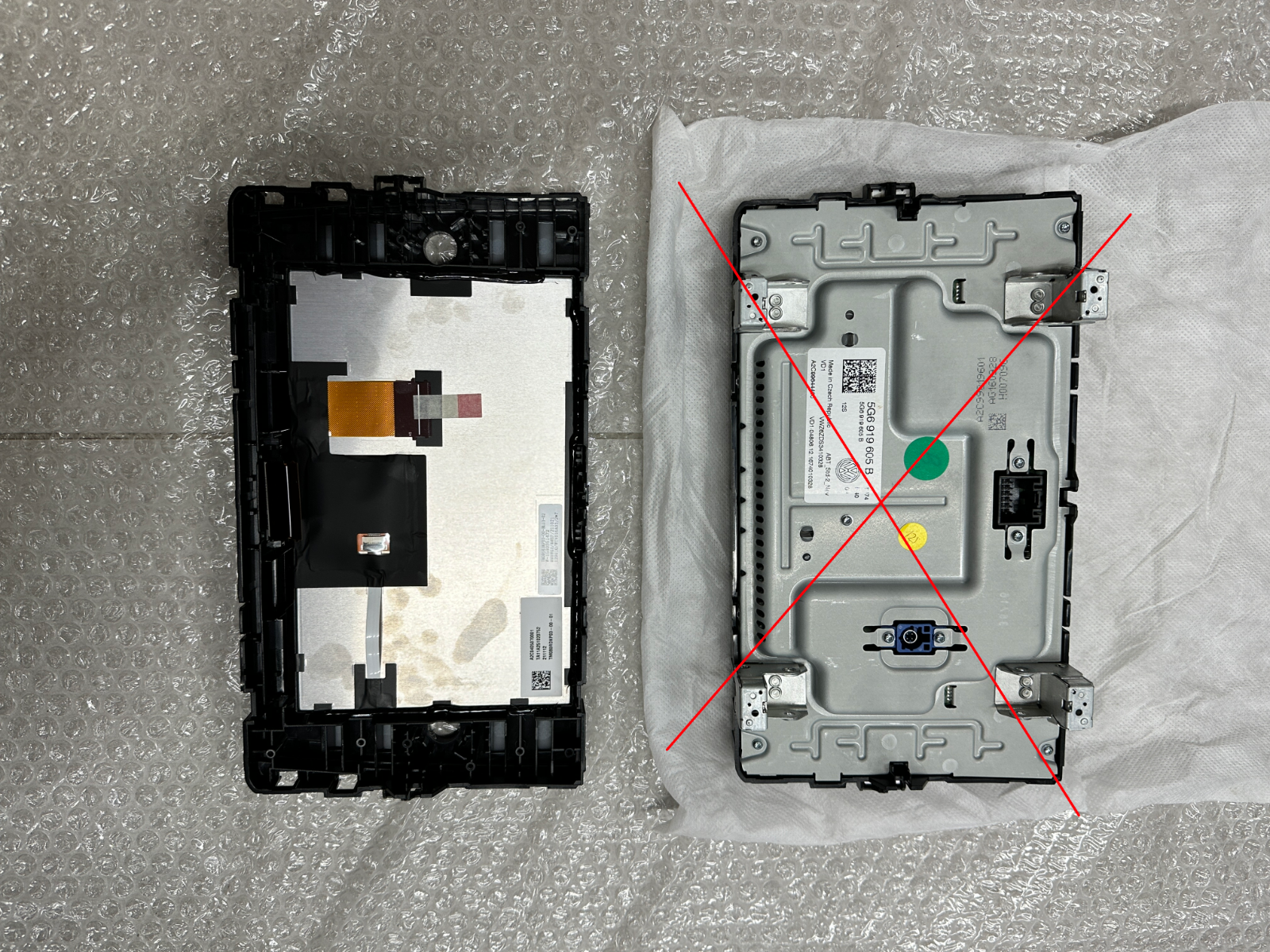 ERSATZDISPLAYS FÜR VW NAVIGATION ZU VW ERSATZTEIL FÜR VW ERSATZTEIL : 5G6919605B - Obrázek 14