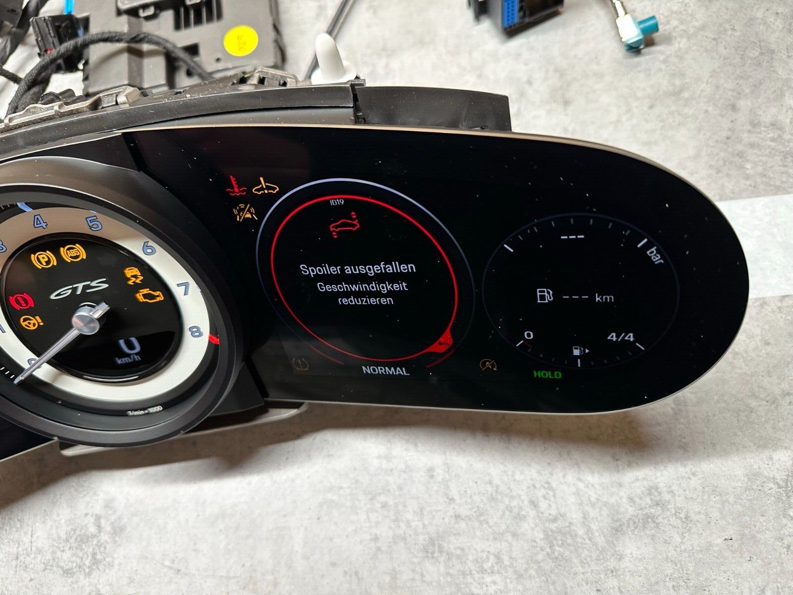 KOMBIINSTRUMENT VIRTUAL COCKPIT PORSCHE 992 GTS 992920941D WEISS NEU - 0 KM! - Obrázek 15