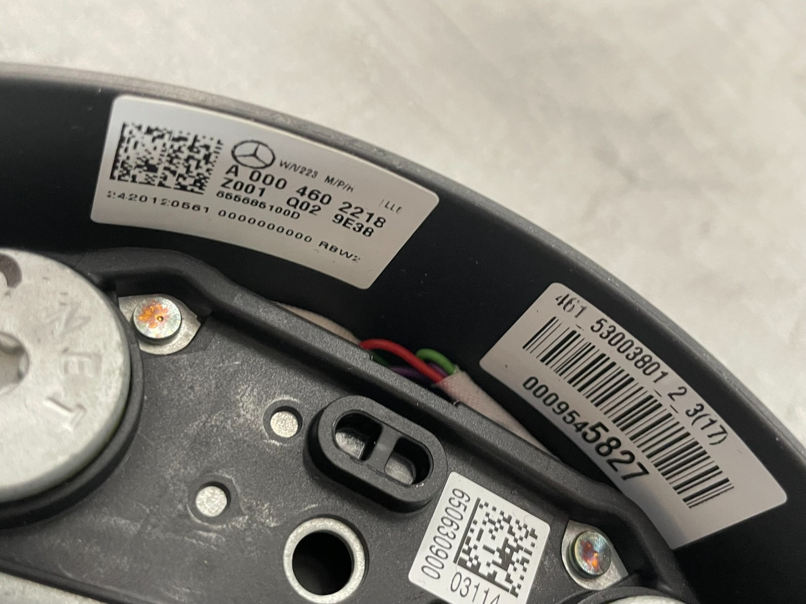 MERCEDES-BENZ LENKRAD LEDER SPORT A0004602218 FAST NEU- KM STAND NUR 1375 KM - Obrázek 3