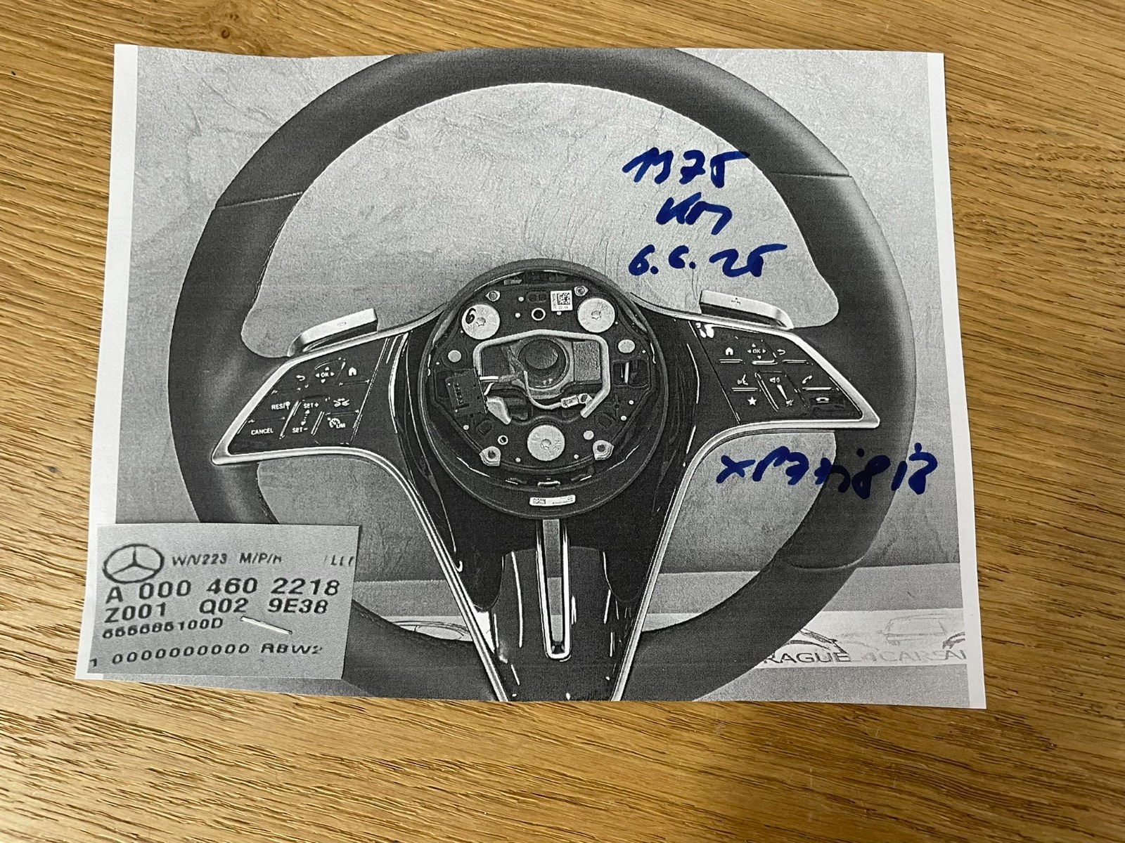 MERCEDES-BENZ LENKRAD LEDER SPORT A0004602218 FAST NEU- KM STAND NUR 1375 KM - Obrázek 25