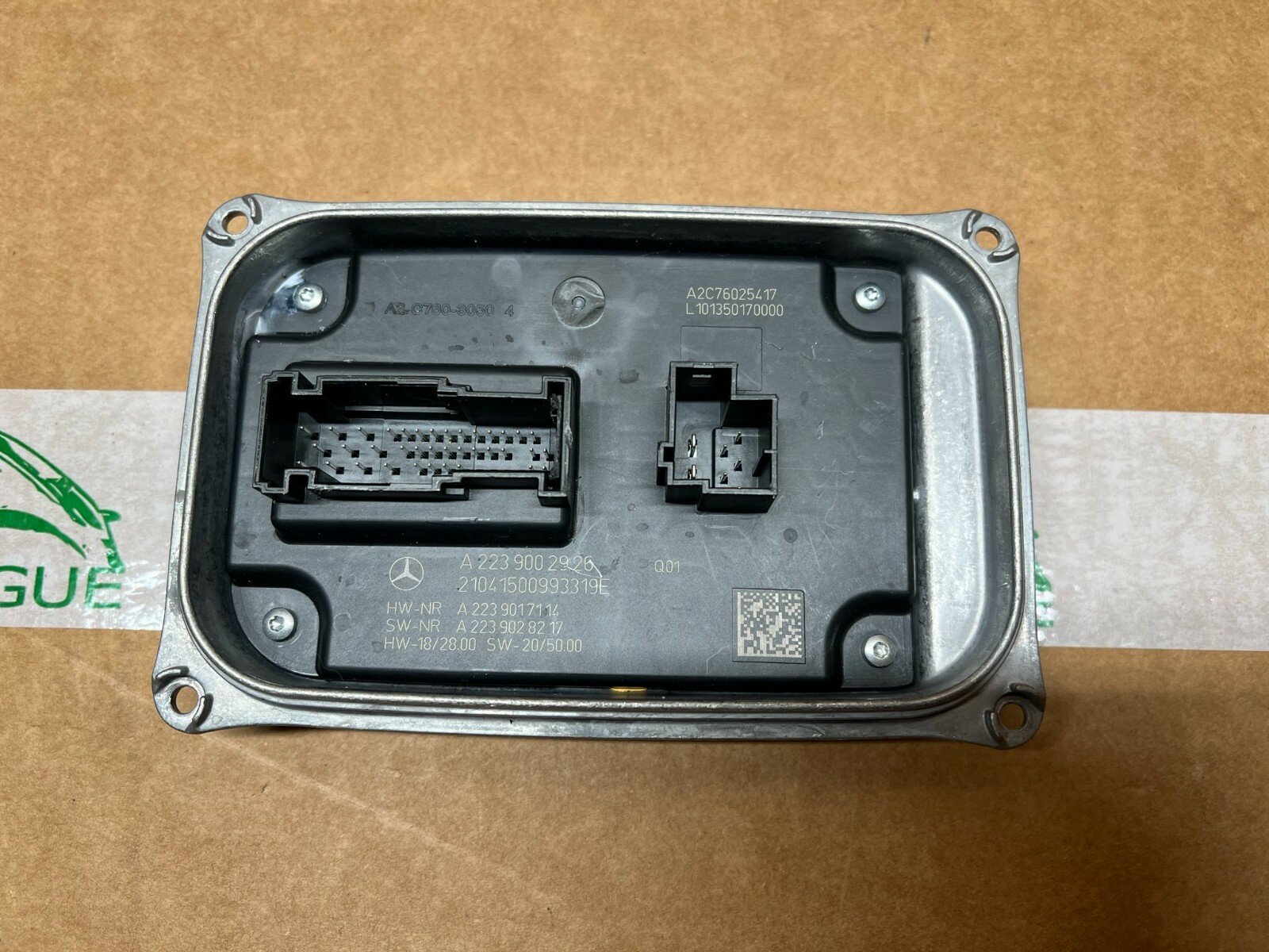 MERCEDES-BENZ RECHTES SCHEINWERFER-STEUERMODUL DIGITALE LED A2239002926 ORIG.NEU