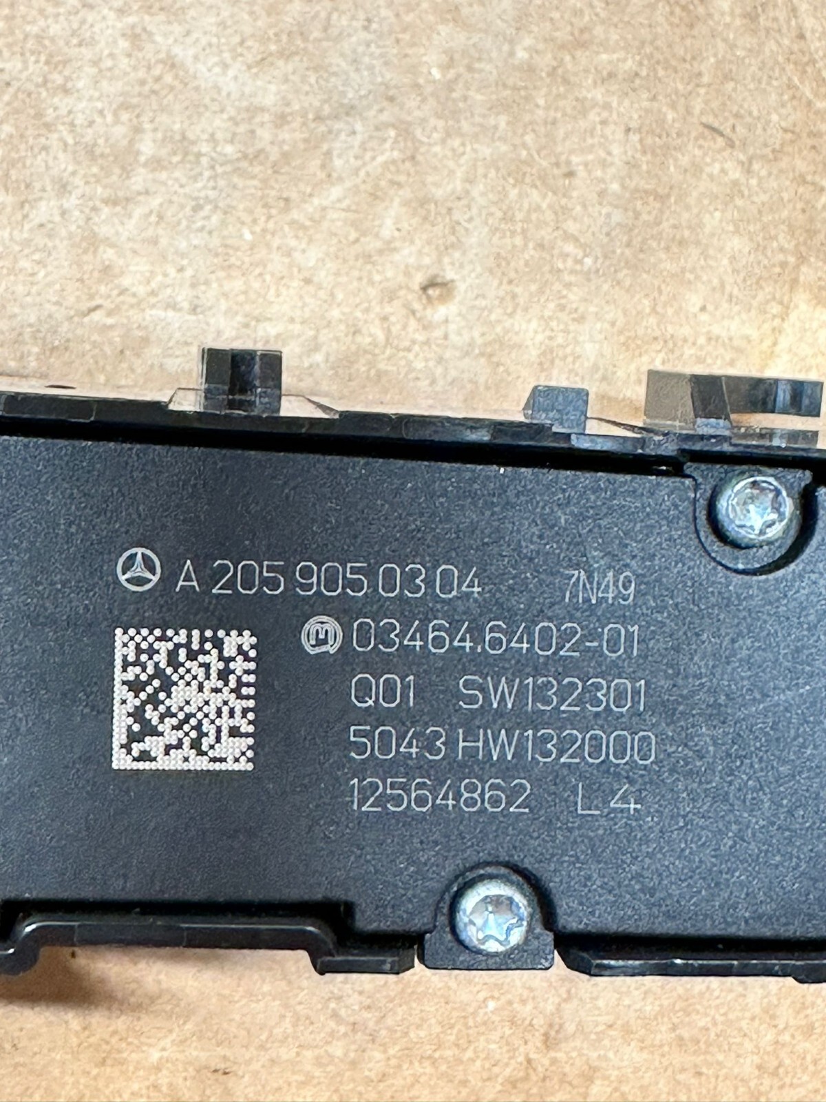 MERCEDES-BENZ SITZHEIZUNGSSCHALTER MIT TEILENUMMER A2059050304 ORIGINAL - Obrázek 7