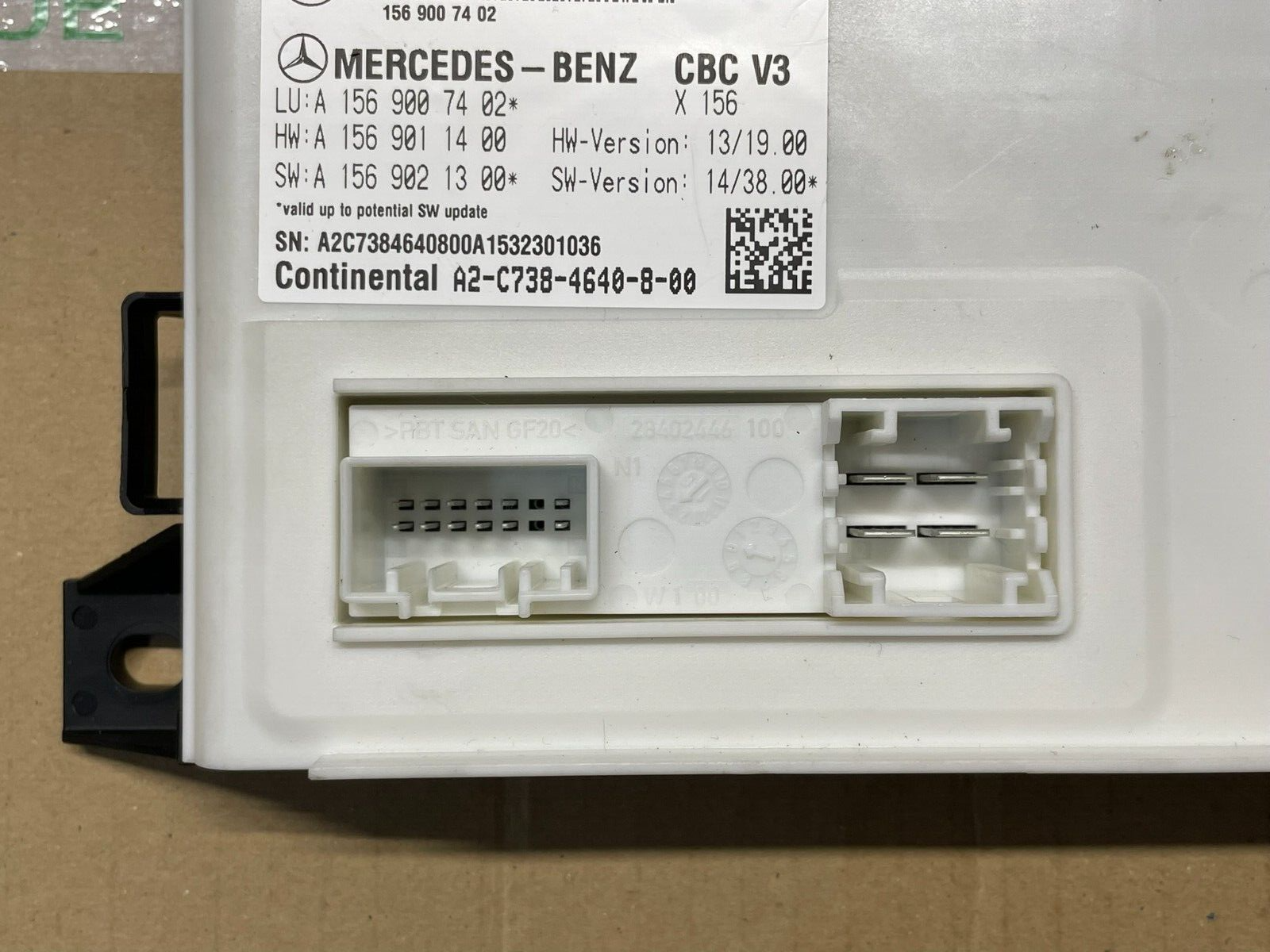 MERCEDES BENZ W246 W156 / INFINITI Q30 STEUERGERÄT A1569007402 DEM V TEST CAR - Obrázek 9