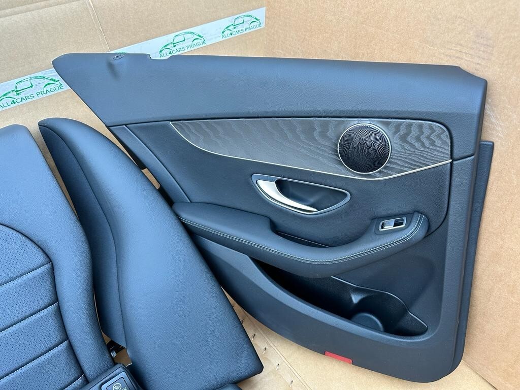 MERCEDES C W205 LEDER SPORT SITZEN KOMPLET NEU DEMONT VOM TEST CAR 95 Km, LIM.10 - Obrázek 14