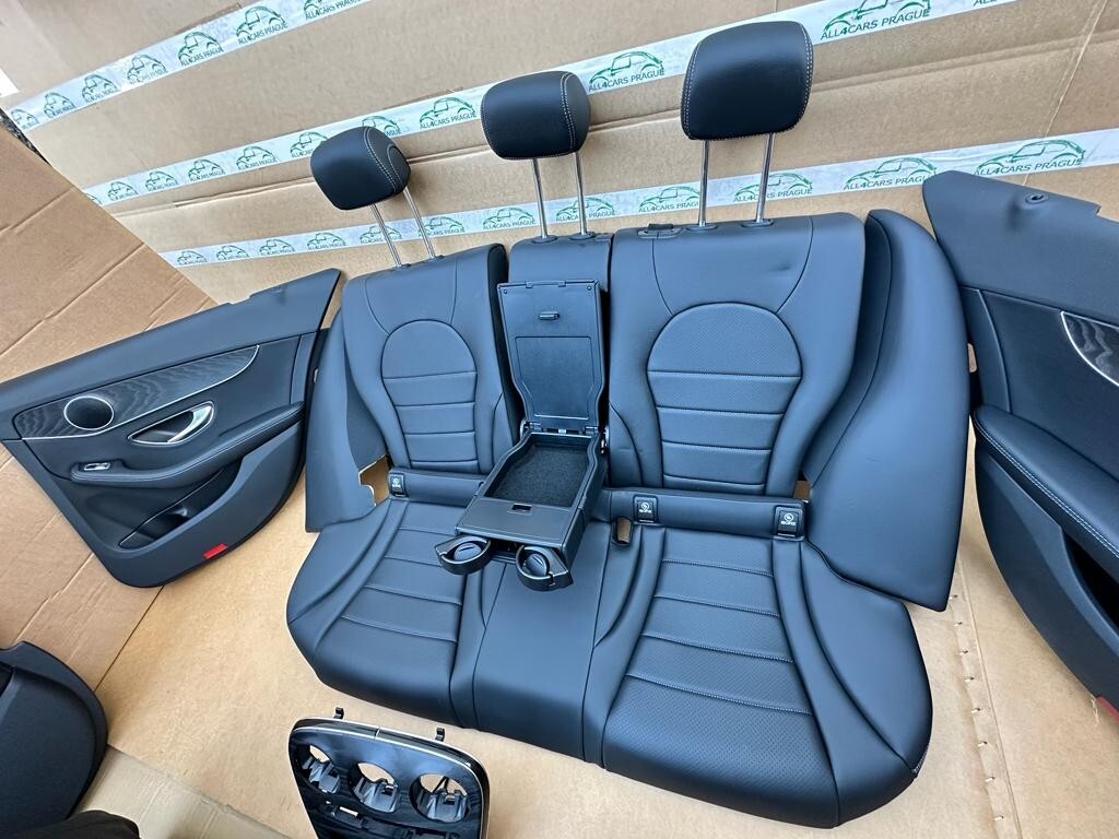 MERCEDES C W205 LEDER SPORT SITZEN KOMPLET NEU DEMONT VOM TEST CAR 95 Km, LIM.10 - Obrázek 4