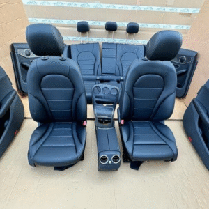 MERCEDES C W205 LEDER SPORT SITZEN KOMPLET NEU DEMONT VOM TEST CAR 95 Km, LIM.10